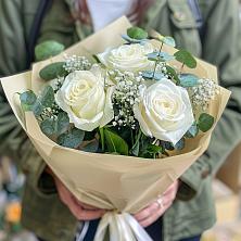 Букет Нежные грёзы в Киришах Букет цветов из: Розы в Киришах